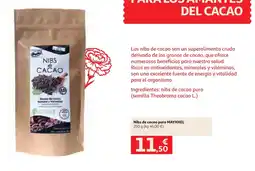 Alcampo Maykhel nibs de cacao puro oferta