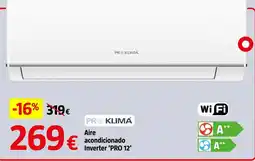 Bauhaus Pro Klima aire acondicionado inverter 'pro 12' oferta