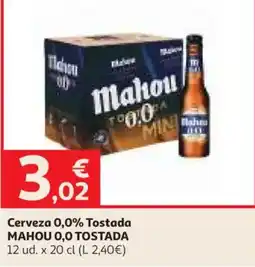 Alcampo Mahou 0,0% Tostada oferta