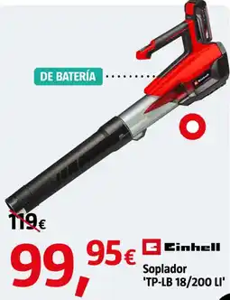 Bauhaus Einhell Soplador 'TP-LB 18/200 LI' oferta