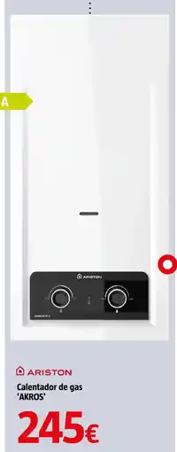 Bauhaus Ariston calentador de gas 'akros' oferta