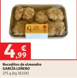 Alcampo García Leñero bocaditos de almendra oferta