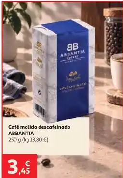 Alcampo Abbantia café molido descafeinado oferta