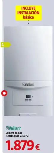Bauhaus Vaillant caldera de gas 'EcoTEC pure 236/7-2' oferta