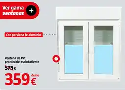 Bauhaus Ventana de PVC practicable-oscilobatiente oferta