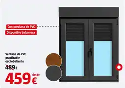 Bauhaus Ventana de PVC practicable oscilobatiente oferta