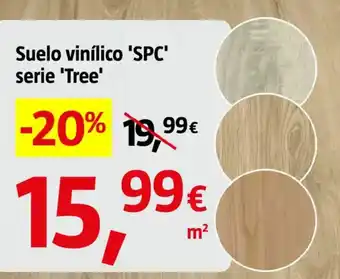 Suelo vinílico 'SPC' serie 'Tree'