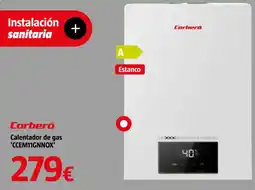 Bauhaus Corberó calentador de gas 'CCEM11GNNOX' oferta
