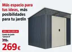 Bauhaus Casetas de jardín 'Gansen II' oferta