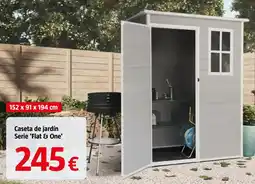 Bauhaus Caseta de jardín Serie 'Flat & One' oferta