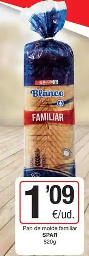 SPAR Fragadis Spar - pan de molde familiar oferta
