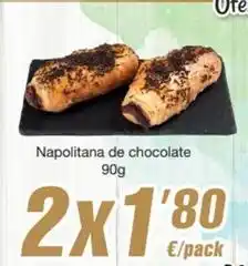 Napolitana de chocolate