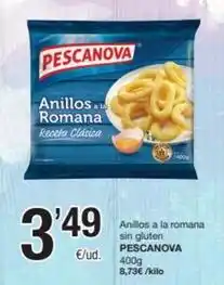 Pescanova - anillos a la romana sin gluten