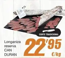 SPAR Fragadis Can duran - longaniza reserva oferta