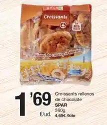 SPAR Fragadis Spar - croissants rellenos de chocolate oferta