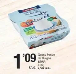 SPAR Fragadis Spar - queso fresco de burgos oferta