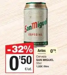 SPAR Fragadis San miguel - cerveza oferta