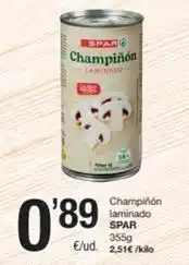 SPAR Fragadis Spar - champinon laminado oferta