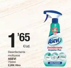 SPAR Fragadis Asevi - desinfectante multiusos oferta