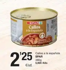 SPAR Fragadis Spar - callos a la espanola oferta