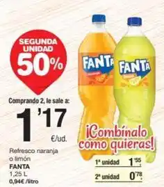 SPAR Fragadis Fanta - refresco naranja o limon oferta