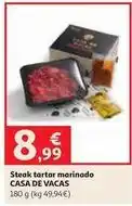 Alcampo Steak tartar marinado oferta