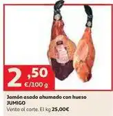 Alcampo Jamon asado ahumado con hueso oferta