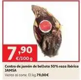 Alcampo Bellota - centro de jamon de 50% raza iberica oferta
