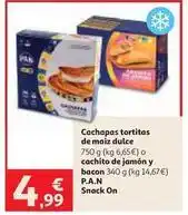 Alcampo Snack - cachapas tortitas de maiz dulce oferta