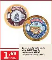 Alcampo Dulcinea - queso mezcla leche cruda viejo oferta