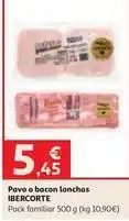 Alcampo Pavo o bacon lonchas oferta