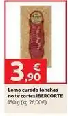 Alcampo Lomo curado lonchas no te cortes oferta
