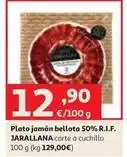 Alcampo Bellota - plato jamon 50% oferta