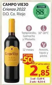 Campo viejo - crianza 2022 d.o. ca. rioja