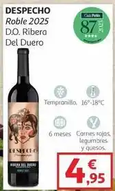 Alcampo Ribera - roble 2025 d.o. del duero oferta