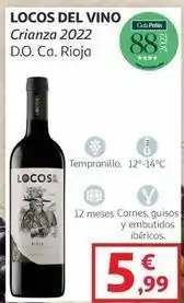 Alcampo Tempranillo - locos del vino oferta