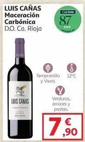 Alcampo Tempranillo - luis cañas macerascion carbonica oferta