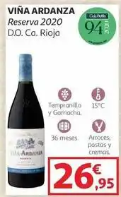 Alcampo Tempranillo - viña ardanza oferta