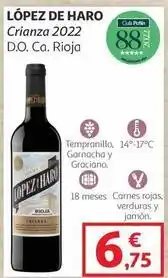 Alcampo Tempranillo - lopez de haro oferta