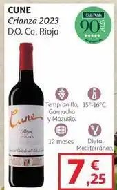 Alcampo Cune - crianza 2023 oferta
