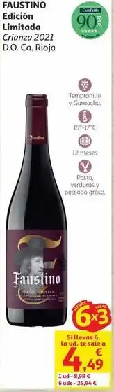 Faustino - edition limitada crianza 2021 d.o.ca. rioja
