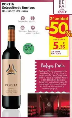 Alcampo Portia - selección de barricas d.o. ribera del duero oferta