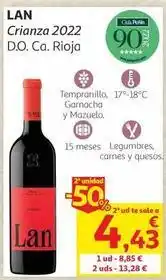 Alcampo Lan - crianza 2022 d.o. ca. rioja oferta