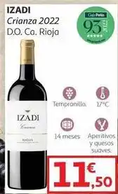 Alcampo Izadi - crianza 2022 d.o. ca. rioja oferta