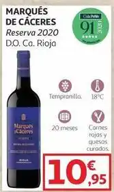Alcampo Tempranillo - marqués de cáceres oferta