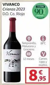 Alcampo Vivanco - crianza 2023 oferta