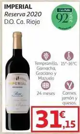 Alcampo Imperial - reserva 2020 d.o. ca. rioja oferta
