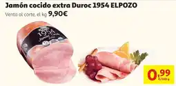 Alcampo Elpozo - jamon cocido extra duroc 1954 oferta