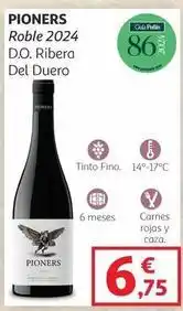 Alcampo Ribera - roble 2024 d.o. del duero oferta
