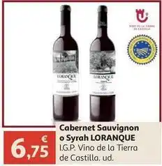 Alcampo Castilla - cabernet sauvignon o syrah oferta